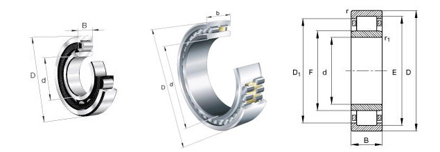 SKF NU307ECM轴承