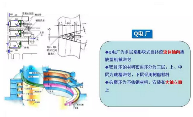 抽蓄径向与轴向主轴密封选择分析