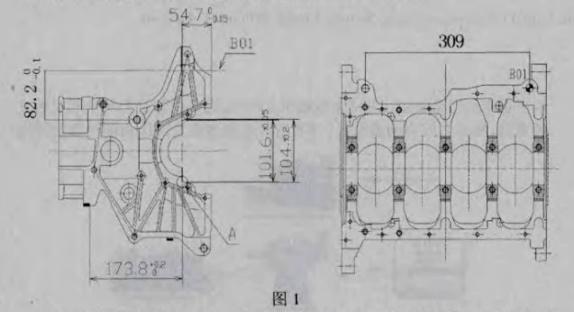 缸体轴承盖座面位置检具设计