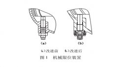 蜗杆传动装置限位结构的改进